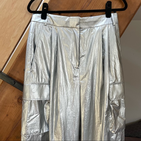 *SOLD* TIBI NWT crispy nylon stella cargo pants - Picture 3 of 11
